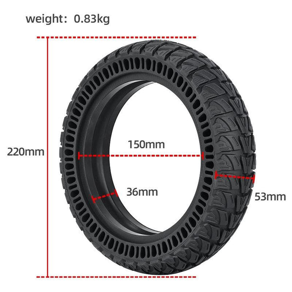 9X2.25 Electric Skateboard Tire For Xiaomi M365 / Kugoo M4 Black Accessories Parts