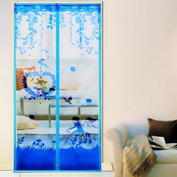 90X210cm Magnetic Anti Mosquit Screen For Summer Blue Other Window Accessories