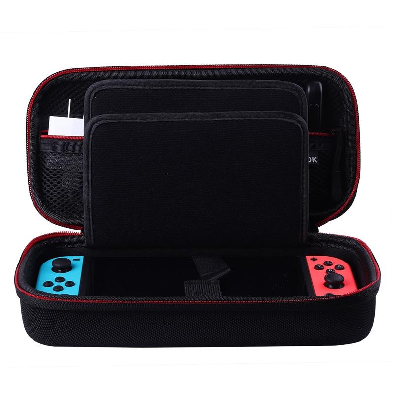 Switch Oled Console Protective Eva Sleeve Black Bags Skins & Travel Cases