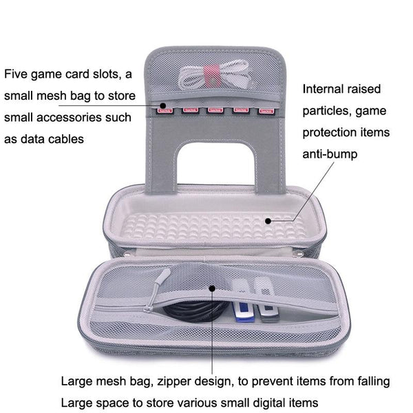 Switch Oled Console Protective Eva Sleeve Black Bags Skins & Travel Cases