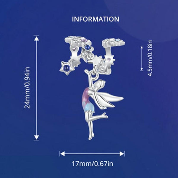 925 Sterling Silver Enchanting Elf Bracelet & Necklace Set Diy Beads Charms & Pendants