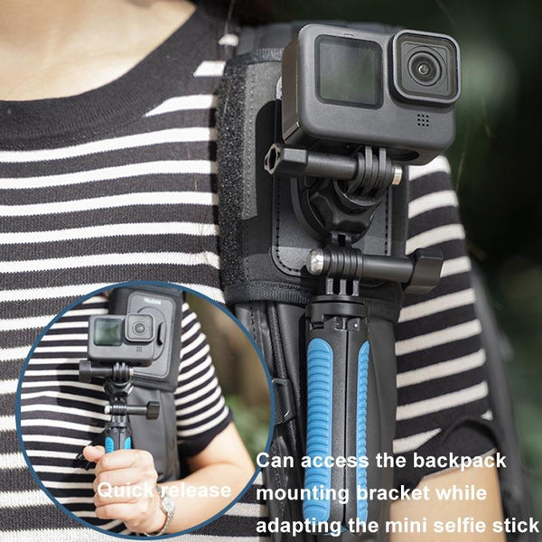 Double Head J Buckle Backpack Mount For Sports Cameras Other Camera & Photo Accs