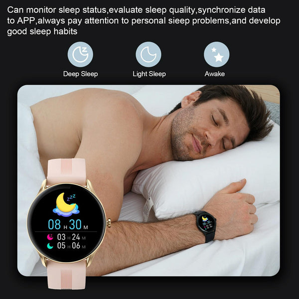 Smart Wristband With Sleep And Heart Monitoring Options Black Smart Watches