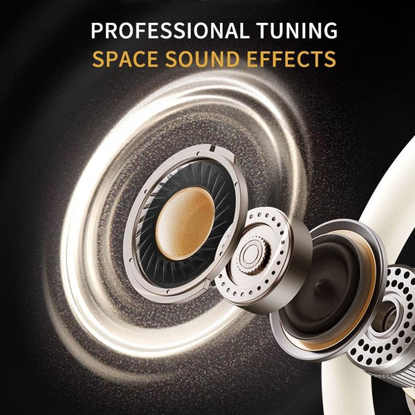 Wireless Stereo Earphones With Charging Case Hanging Design Black Earbuds