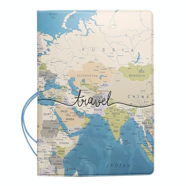 Passport Cover For Travel Abroad 3D Map Design Tr 02 Other Travel Accessories
