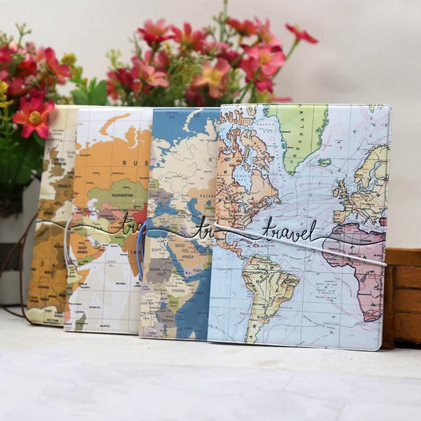 Passport Cover For Travel Abroad 3D Map Design Tr 02 Other Travel Accessories