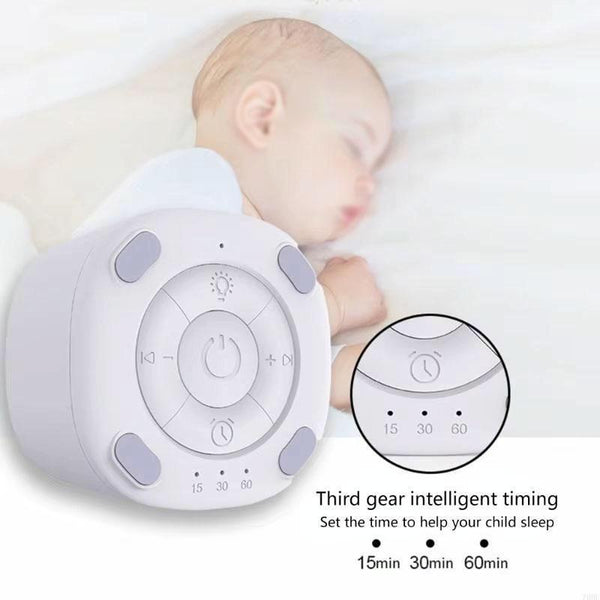 Baby White Noise Sleep Device 7 Colour Breathing Light Sound Therapy