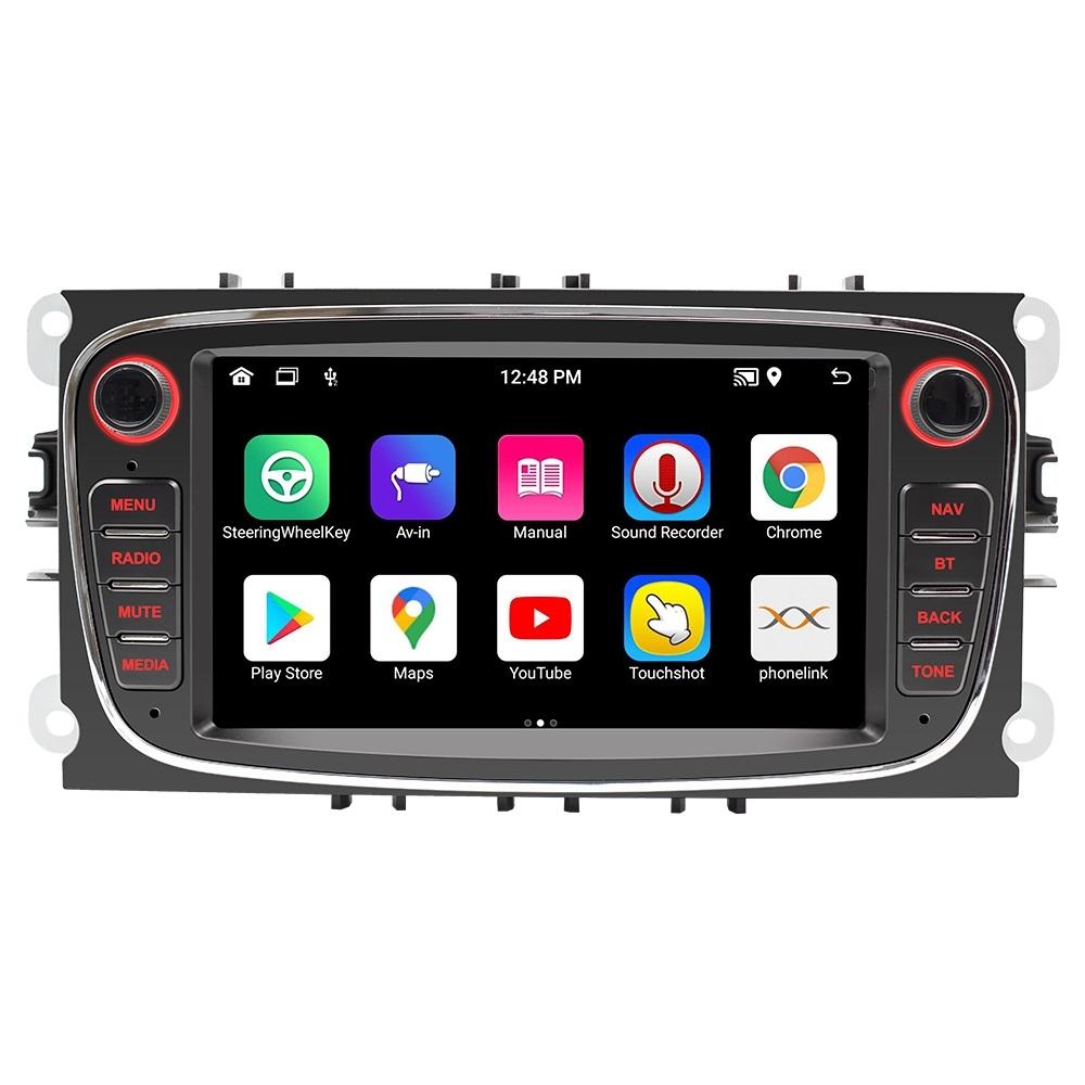 7 Inch Android Navigation Radio For Ford Focus Bluetooth Rds 1 + 32G Black Other Car Video