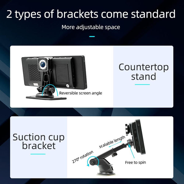 10.26 Inch Car Mp5 Player With Driving Recorder Carplay / Android Auto Black Other Car Audio