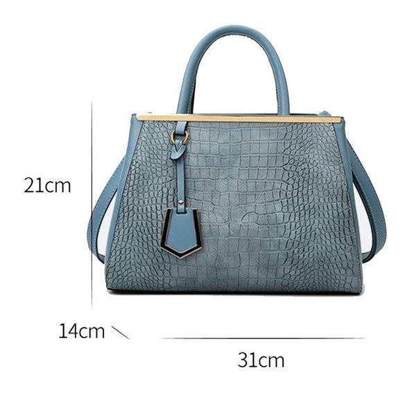 Black Stone Pattern Patchwork Handbag Shoulder / Crossbody Women's Bags & Handbags