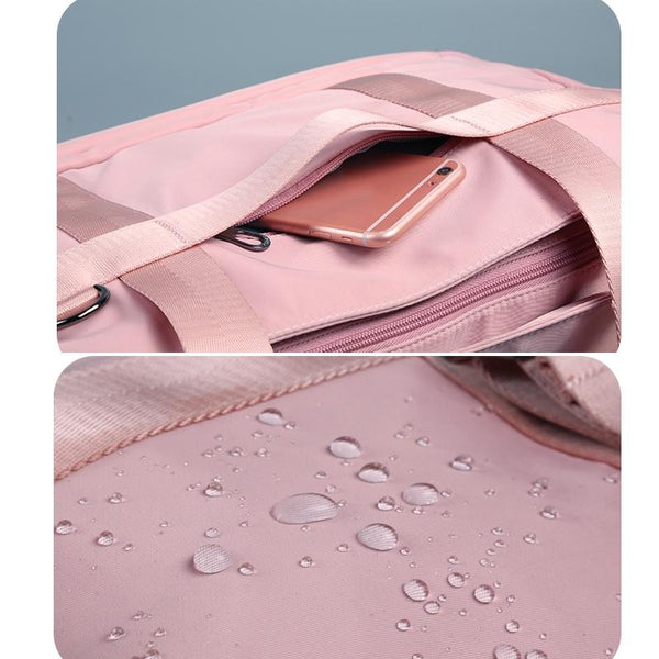 Sports Usb Shoulder Bag Compact And Versatile Black Gym Bags