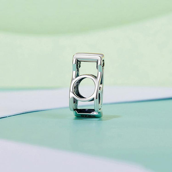 925 Sterling Silver Hollow Cat Beads Cute Animal Accessory Craft Beads