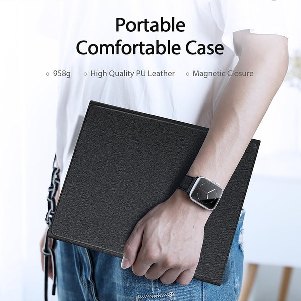 2022 Bluetooth Keyboard Leather Case For Ipad 10.9 With Touchpad & Smart Sleep Black Keyboards