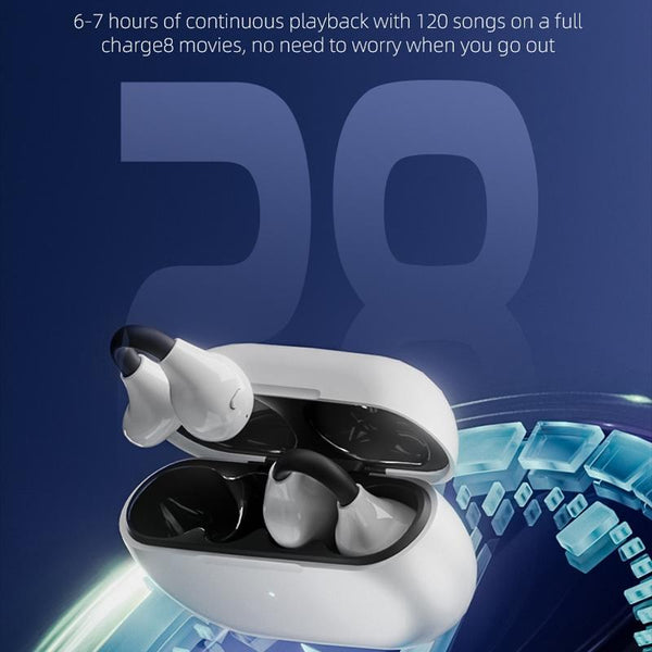 Wireless Bluetooth Earphones My14pro Amx Sports Full White Earbuds