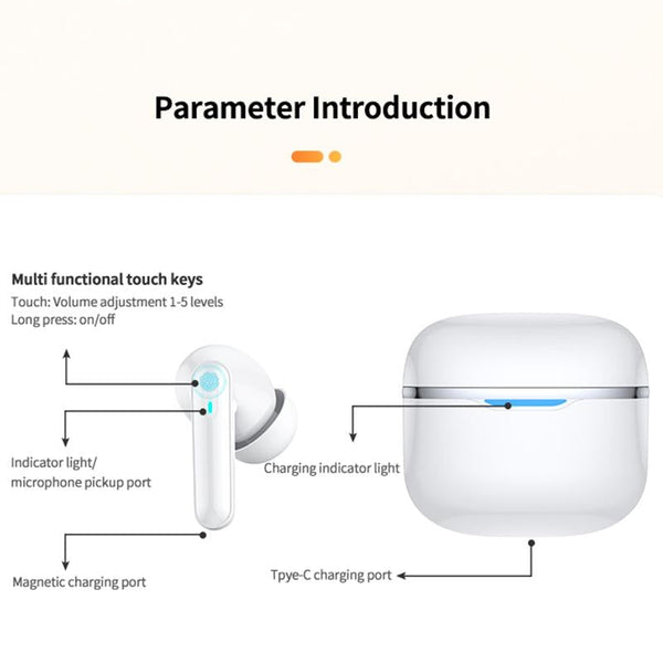 Smart Ai Bluetooth 5.3 In Ear Hearing Aid Black Other Health Care