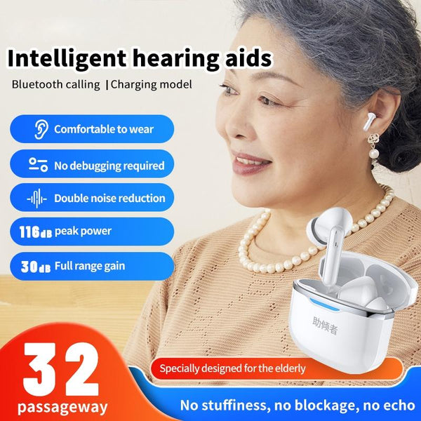 Smart Ai Bluetooth 5.3 In Ear Hearing Aid Black Other Health Care