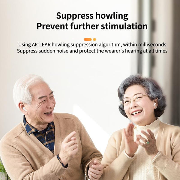 Smart Ai Bluetooth 5.3 In Ear Hearing Aid Black Other Health Care