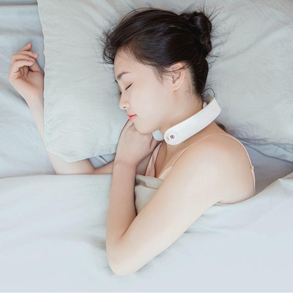 Intelligent Shoulder & Neck Massager Pgg Cervical Spine Physiotherapy With Heat Multi Function Design White Massagers