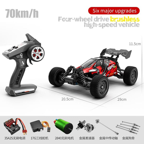 High Speed Brushless Off Road Rc Car Full Scale Red Rc Model Vehicles