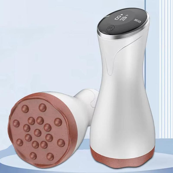9 Speed Electric Hot Compress Massager For Whole Body Gua Sha Red Massagers