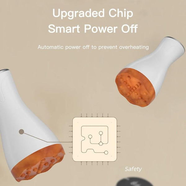 9 Speed Electric Hot Compress Massager For Whole Body Gua Sha Red Massagers