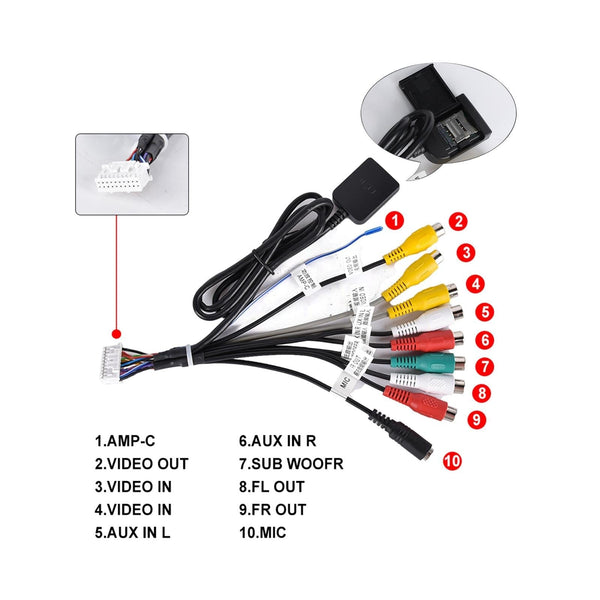 13.1 Inch Android Car Navigator 4 + 64G Universal Map Carplay Reverse Camera Other Car Video