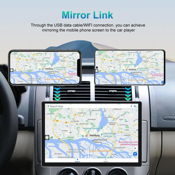 13.1 Inch Android Car Navigator 4 + 64G Universal Map Carplay Reverse Camera Other Car Video