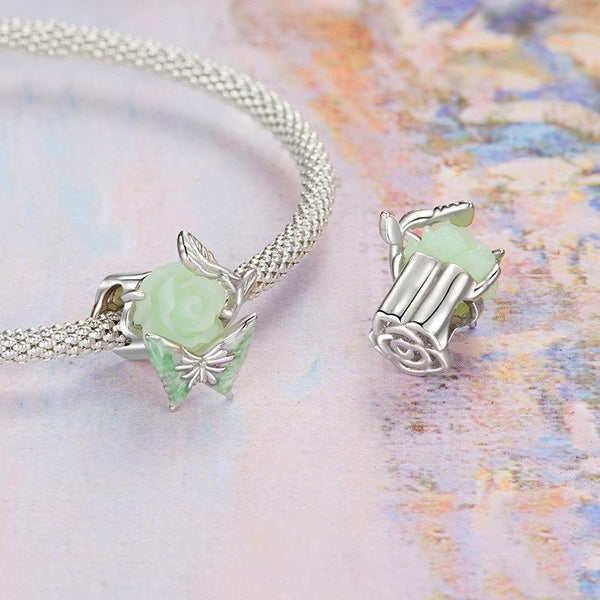 925 Sterling Silver Rose Butterfly Animal Beads Charms & Pendants