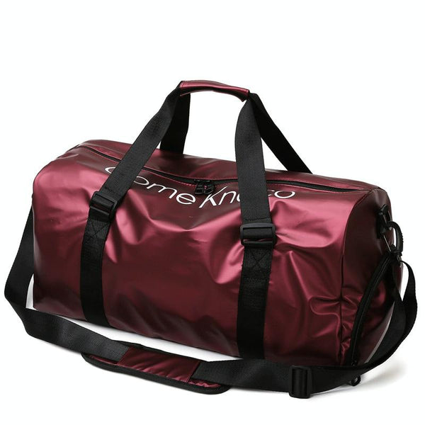 Waterproof Gym Bag Compact And Durable Red Gym Bags