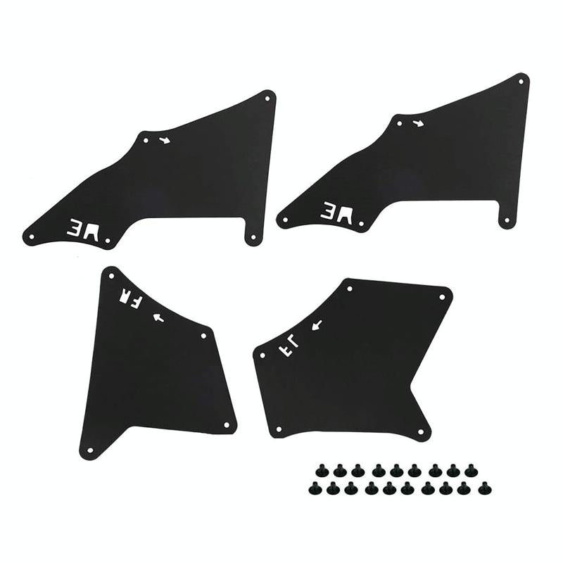 Front Wheel Fender Leather Lining For 0317 Toyota Prado 2700 4000 Black Fenders & Mud Guards