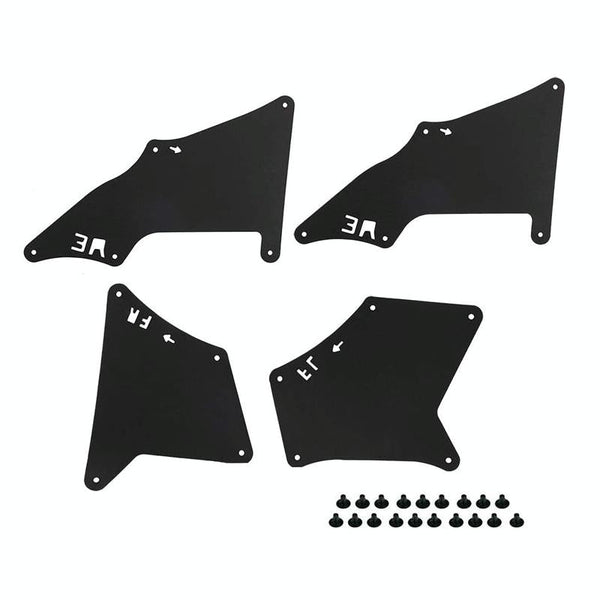 Front Wheel Fender Leather Lining For 0317 Toyota Prado 2700 4000 Black Fenders & Mud Guards