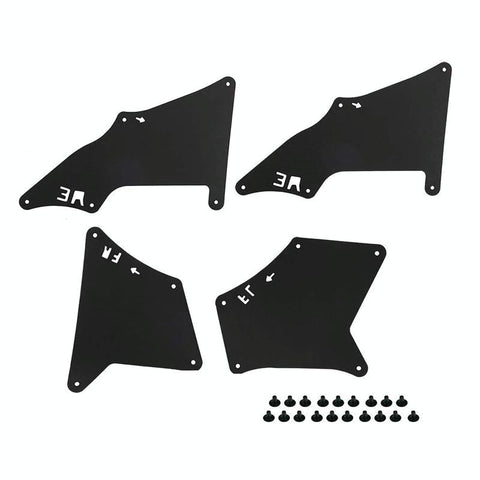 Front Wheel Fender Leather Lining For 0317 Toyota Prado 2700 4000 Black Fenders & Mud Guards
