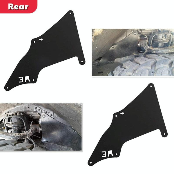 Front Wheel Fender Leather Lining For 0317 Toyota Prado 2700 4000 Black Fenders & Mud Guards