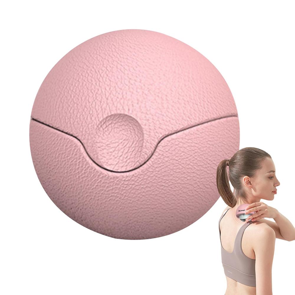 3 In 1 Fitness Yoga Massage Ball Cervical Meridian Massager Pink Massagers