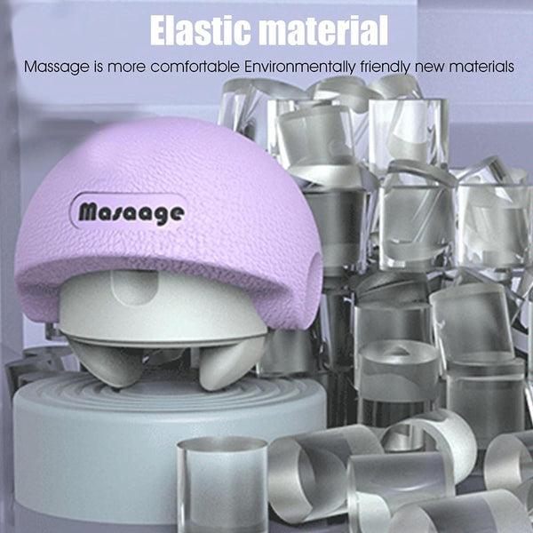 3 In 1 Fitness Yoga Massage Ball Cervical Meridian Massager Pink Massagers