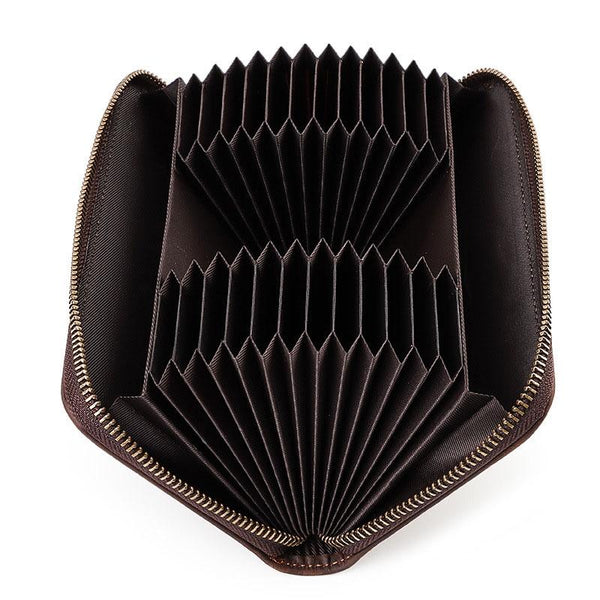 Men Retro Long Wallet With Rfid Protection Wallets