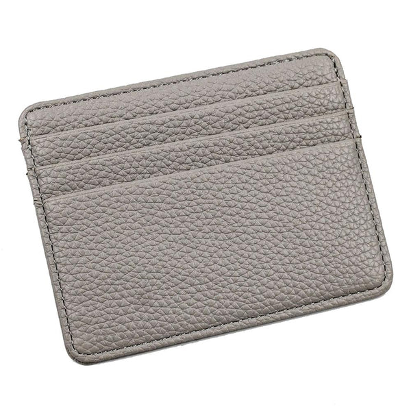 Lychee Pattern Mini Card Holder Multi Slots Ultra Thin Coin Purse Blue Business Card Holders