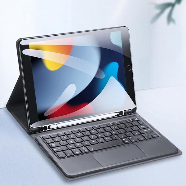 Parallel Deals Smart Leather Case With Touchpad For Ipad 10.2 Black Laptop Cases & Bags