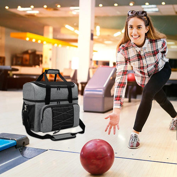 Bowling Tote Bag Grey Sneaker Backpack Women Backpacks