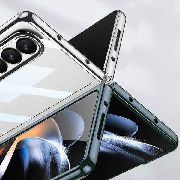 For Samsung Galaxy Z Fold4 5G Electroplated Full Coverage Case Black Cases Covers & Skins