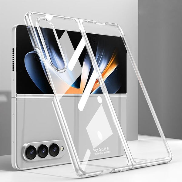 For Samsung Galaxy Z Fold4 5G Electroplated Full Coverage Case Black Cases Covers & Skins