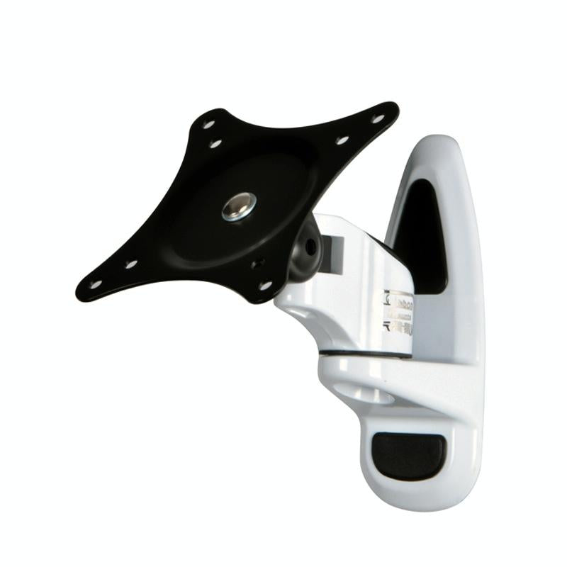 Universal Swivel Wall Mount For Computer Monitors White Monitor Mounts & Stands