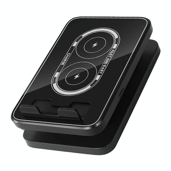 15W Wireless Charging Phone Holder Black Chargers & Cradles