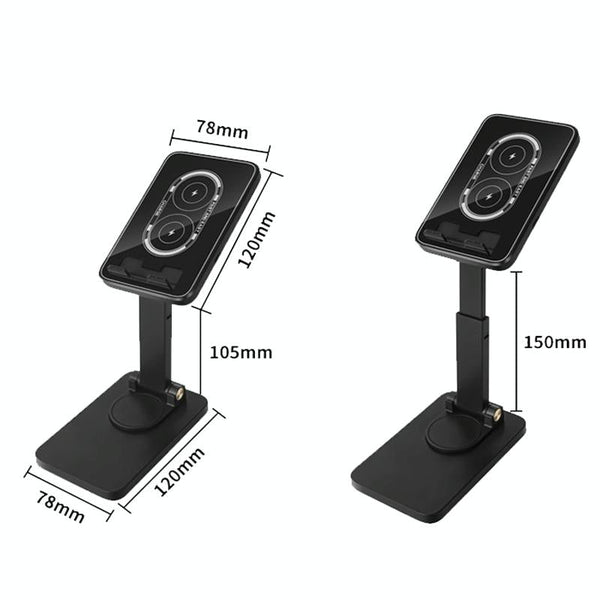 15W Wireless Charging Phone Holder Black Chargers & Cradles