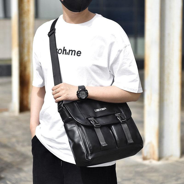 Large Capacity Business Messenger Bag For Men Black Bags