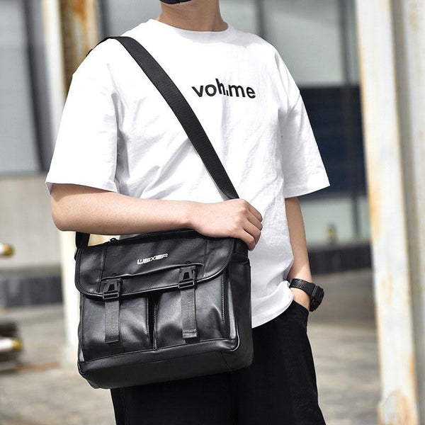 Large Capacity Business Messenger Bag For Men Black Bags