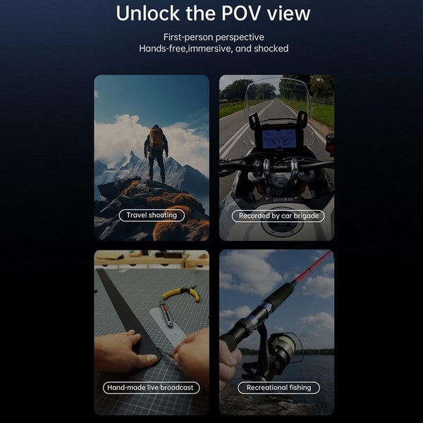 Versatile Magnetic Neck Holder For Phones And Action Cameras_Black Other Camera & Photo Accs