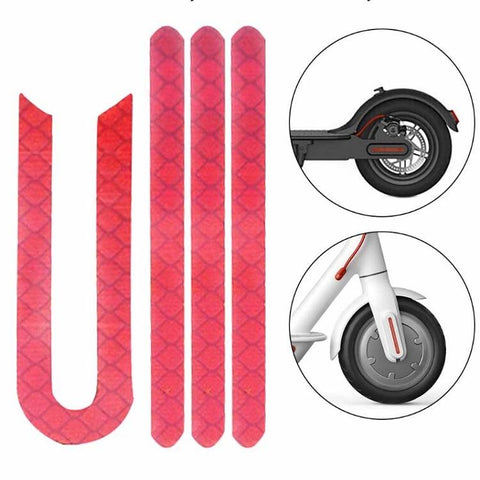 Reflective Strip For Xiaomi M365 Pro Scooter U Shaped Front And Rear Red Accessories Parts
