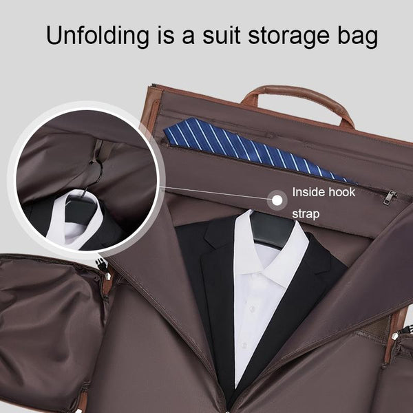 Waterproof Travel Suit Bag Large Size Brown Duffle Bags