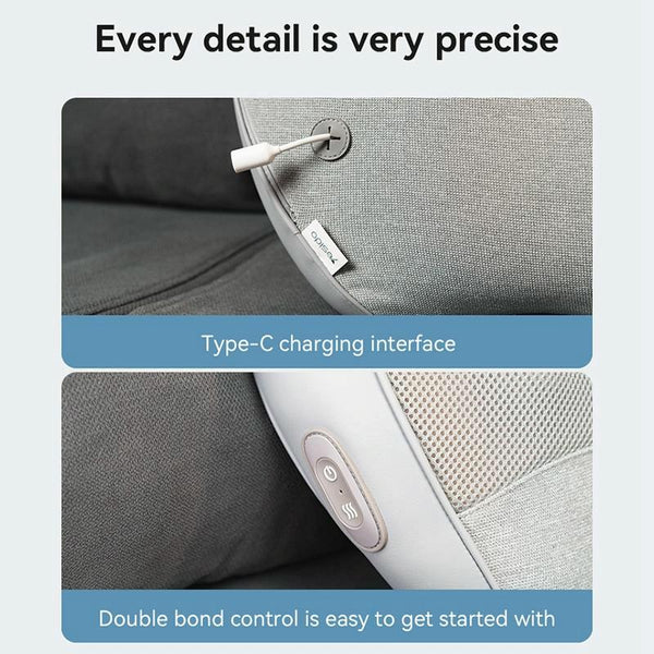 Yesido Mg15 Back Massager Infrared Heat Grey Massagers